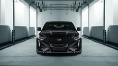 Cadillac CT5 CT5-V Sport Premium Luxury Base 2020 2021 2022 2023 2024 with Aftermarket Parts - "PRISM" Front Bumper & Front Lip Carbon Fiber / FRP from Robot Craftsman