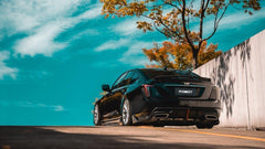 Cadillac CT5 CT5-V Blackwing Sport Premium Luxury Base 2020 2021 2022 2023 2024 with Aftermarket Parts - "PRISM" Rear Ducktail Spoiler Carbon Fiber / FRP from Robot Craftsman