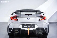 Subaru BRZ ZD8 2022 2023 2024 & Toyota GR86 ZN8 2022 2023 2024 with Aftermarket Parts - "SHINING" Narrow Body Rear Bumper & Diffuser Carbon Fiber / FRP from Robot Craftsman
