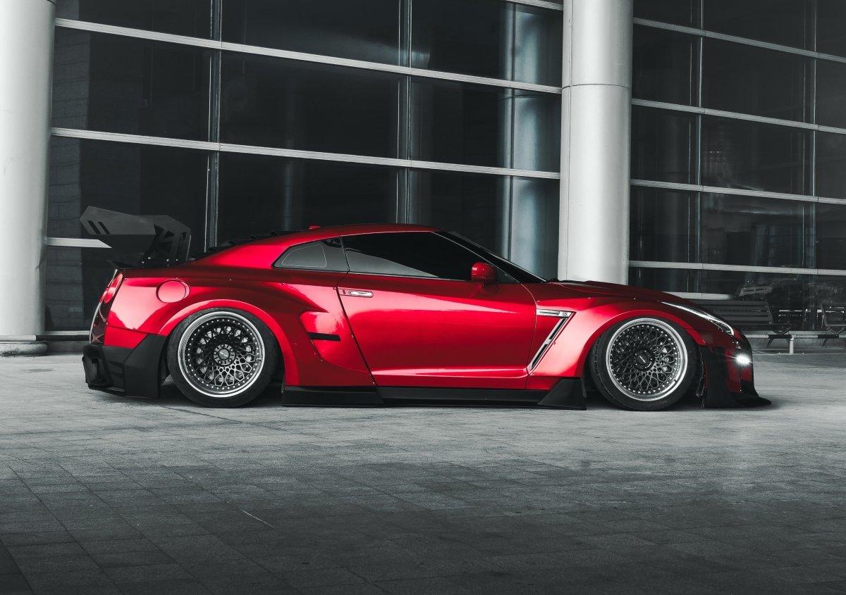 ROBOT CRAFTSMAN Universal Carbon Fiber or FRP Swan Neck Thor GT Wing - Performance SpeedShop