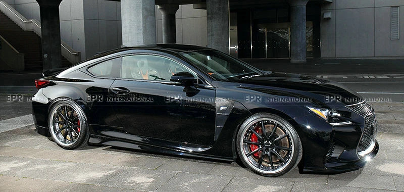 Lexus RC F USC10 Pre-facelift 2015 2016 2017 2018 with Aftermarket Parts - ART Style Side Skirts Carbon Fiber from EPR USA