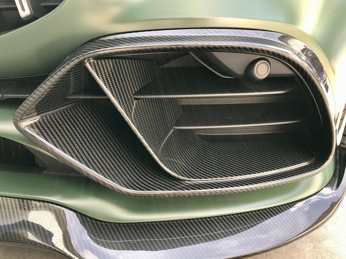 Mercedes Benz AMG GT 4 Door GT53 GT50 X290 C290 2019-ON with Aftermarket Parts - Brabus Style Front Bumper Vent Cover?Carbon Fiber from Aero Republic