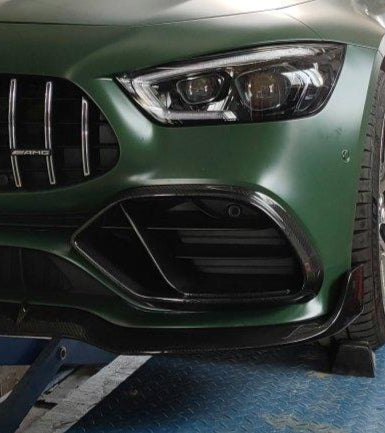 Mercedes Benz AMG GT 4 Door GT53 GT50 X290 C290 2019-ON with Aftermarket Parts - Brabus Style Front Bumper Vent Cover?Carbon Fiber from Aero Republic