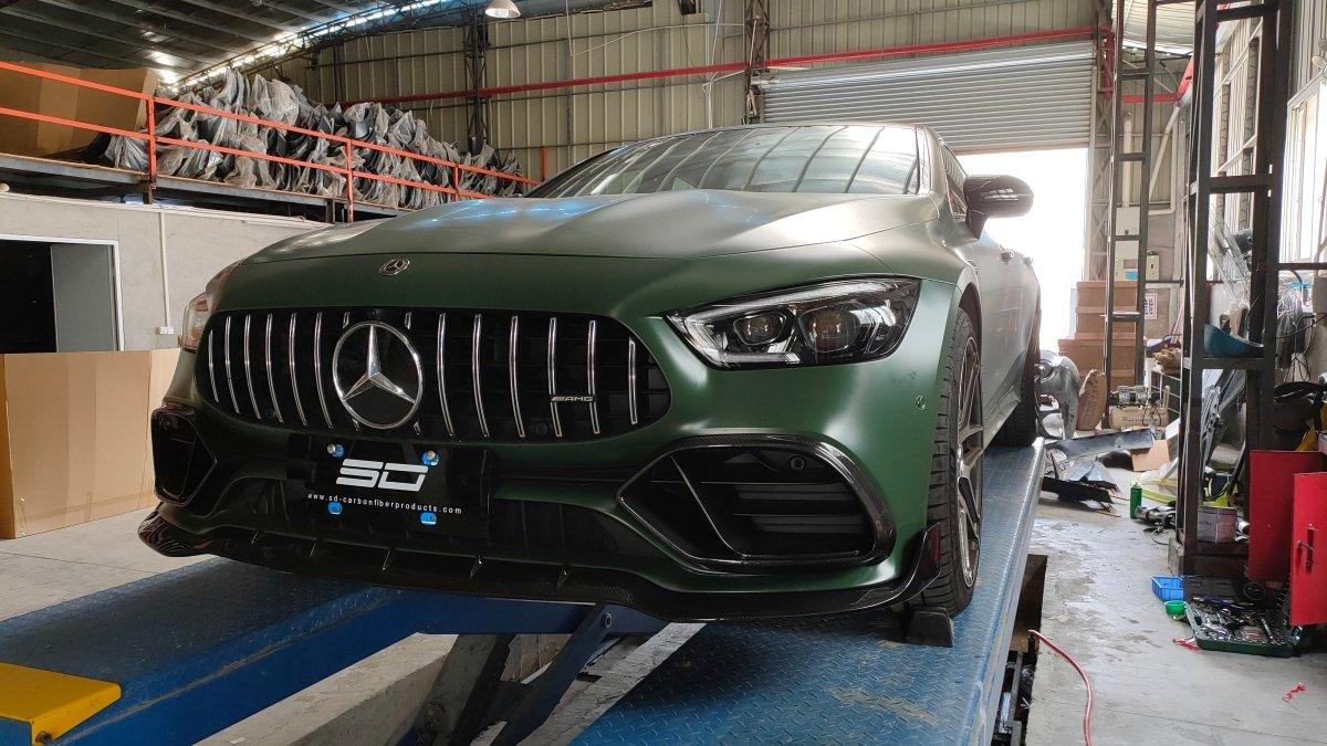 SD Carbon B Style Pre-preg Carbon Fiber Full Body Kit for Mercedes Benz AMG GT50 GT53 4 Door X290 2019-ON - Performance SpeedShop
