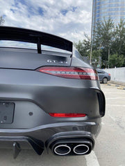 Mercedes Benz AMG GT 4 Door GT53 GT50 X290 C290 2019-ON with Aftermarket Parts - Brabus Style Rear Diffuser & Exhaust Tips?Carbon Fiber from Aero Republic