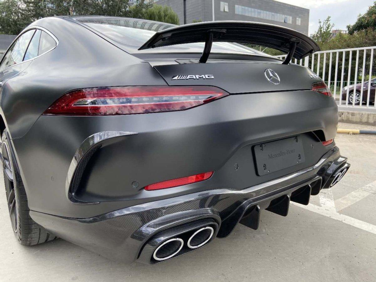 Mercedes Benz AMG GT 4 Door GT53 GT50 X290 C290 2019-ON with Aftermarket Parts - Brabus Style Rear Diffuser & Exhaust Tips?Carbon Fiber from Aero Republic