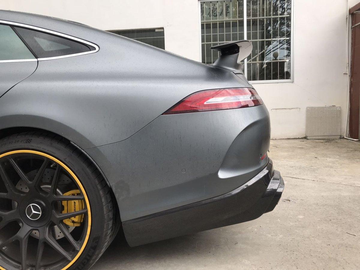 Mercedes Benz AMG GT 4 Door GT53 GT50 X290 C290 2019-ON with Aftermarket Parts - Brabus Style Rear Diffuser & Exhaust Tips?Carbon Fiber from Aero Republic