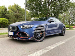 Mercedes Benz AMG GT 4 Door GT53 GT50 X290 C290 2019-ON with Aftermarket Parts - Brabus Style Side Skirts?Carbon Fiber from Aero Republic