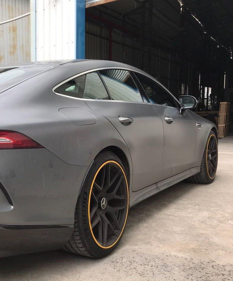 Mercedes Benz AMG GT 4 Door GT53 GT50 X290 C290 2019-ON with Aftermarket Parts - Brabus Style Side Skirts?Carbon Fiber from Aero Republic