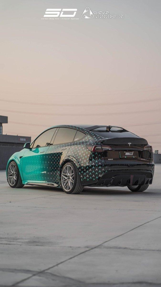 SD Carbon Fiber Rear Trunk Spoiler For Tesla Model Y / Performance - Performance SpeedShop