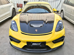 SD Carbon Front Bumper For Porsche 718 Cayman Boxster - Performance SpeedShop
