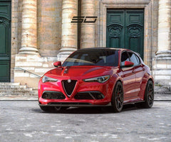 SD Carbon Pre-preg Carbon Fiber Hood Bonnet For Alfa Romeo Stelvio - Performance SpeedShop