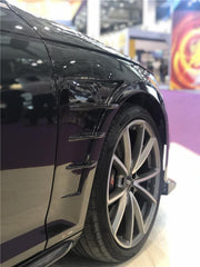 Audi S4 A4 B9 2017 2018 2019 with Aftermarket Parts - Front Fenders Pre-preg Carbon Fiber from TAKD Carbon
