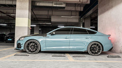 Audi S5 A5 S-line (with s-line bumper) B9.5 2020 2021 2022 2023 2024 with Aftermarket Parts - Front Lip Pre-preg Carbon Fiber from TAKD Carbon