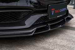 Mercedes Benz C-Class C63/C63S (fits both Pre-Facelift & Facelift) W205 2015 2016 2017 2018 2019 2020 2021 with Aftermarket Parts - Front Lip Pre-preg Carbon Fiber from TAKD Carbon