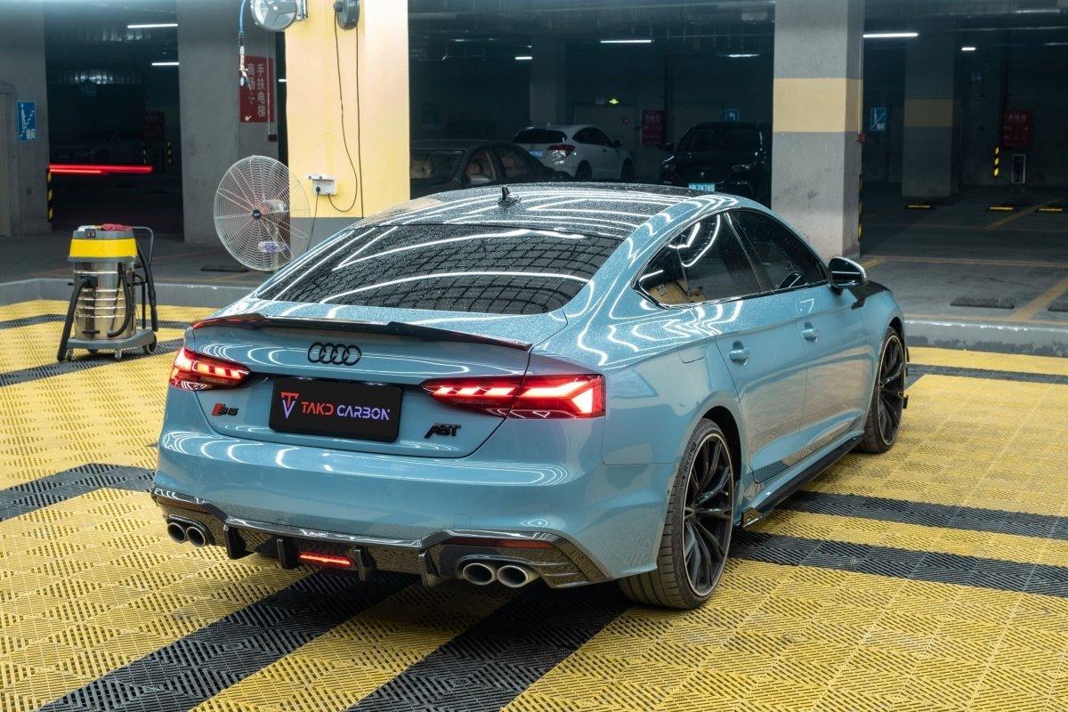 TAKD Carbon Dry Carbon Fiber Side Skirts For Audi S5 & A5 S-Line B9.5 2020-ON - Performance SpeedShop