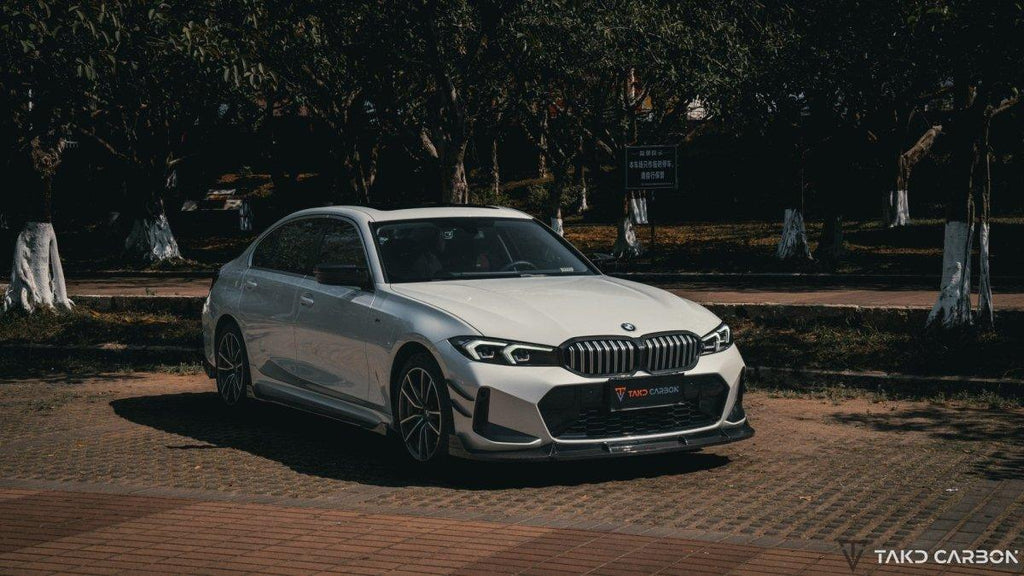 BMW 330i M340i G20 LCI Aftermarket Parts - TAKD Front Canards Pre-preg ...