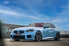BMW M2 / M2C G87 2023 2024 with Aftermarket Parts - Front Lip Pre-preg Carbon Fiber from TAKD Carbon
