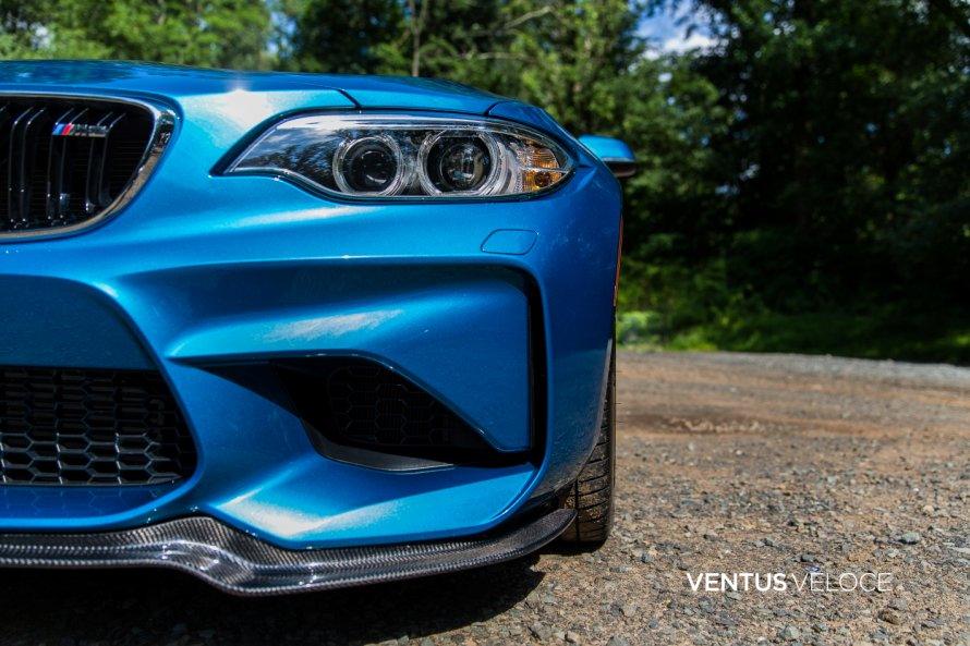 Ventus Veloce Carbon Fiber 2016 2017 2018 BMW M2 Front Splitter - Performance SpeedShop