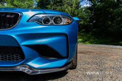 Ventus Veloce Carbon Fiber 2016 2017 2018 BMW M2 Front Splitter - Performance SpeedShop