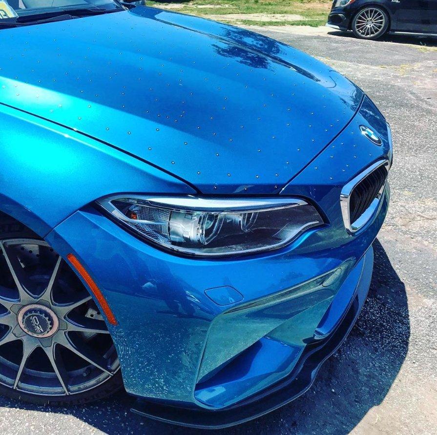 Ventus Veloce Carbon Fiber 2016 2017 2018 BMW M2 Front Splitter - Performance SpeedShop