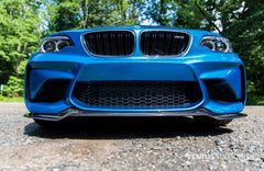 Ventus Veloce Carbon Fiber 2016 2017 2018 BMW M2 Front Splitter - Performance SpeedShop