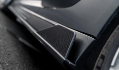 Audi R8 Gen 2 2020 2021 2022 2023 with Aftermarket Parts - Side Skirts Carbon Fiber from Ventus Veloce