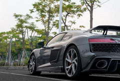 Audi R8 Gen 2 2020 2021 2022 2023 with Aftermarket Parts - Side Skirts Carbon Fiber from Ventus Veloce