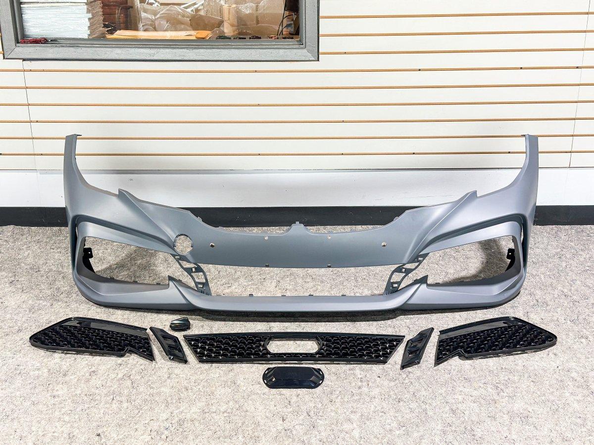 BMW 3 Series M340i 330i G20 G21 Pre-LCI 2019 2010 2021 2022 with Aftermarket Parts - Front Bumper & Lip PP from Yofer USA