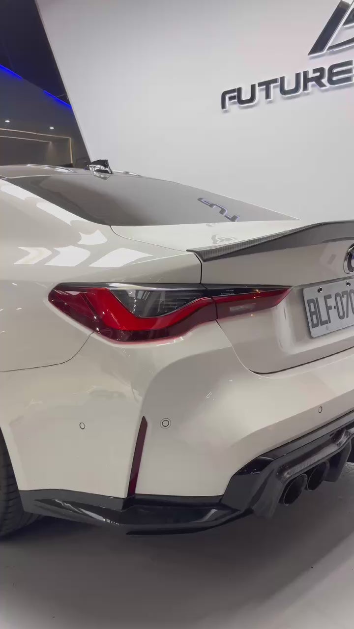 Future Design FD V2 Carbon Fiber Rear Spoiler for BMW M4 G82 & G22 4 Series