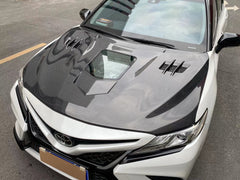 Toyota Camry XV70 2017-ON with EPR's aftermarket parts - Carbon Fiber EPA V2 Type vented hood