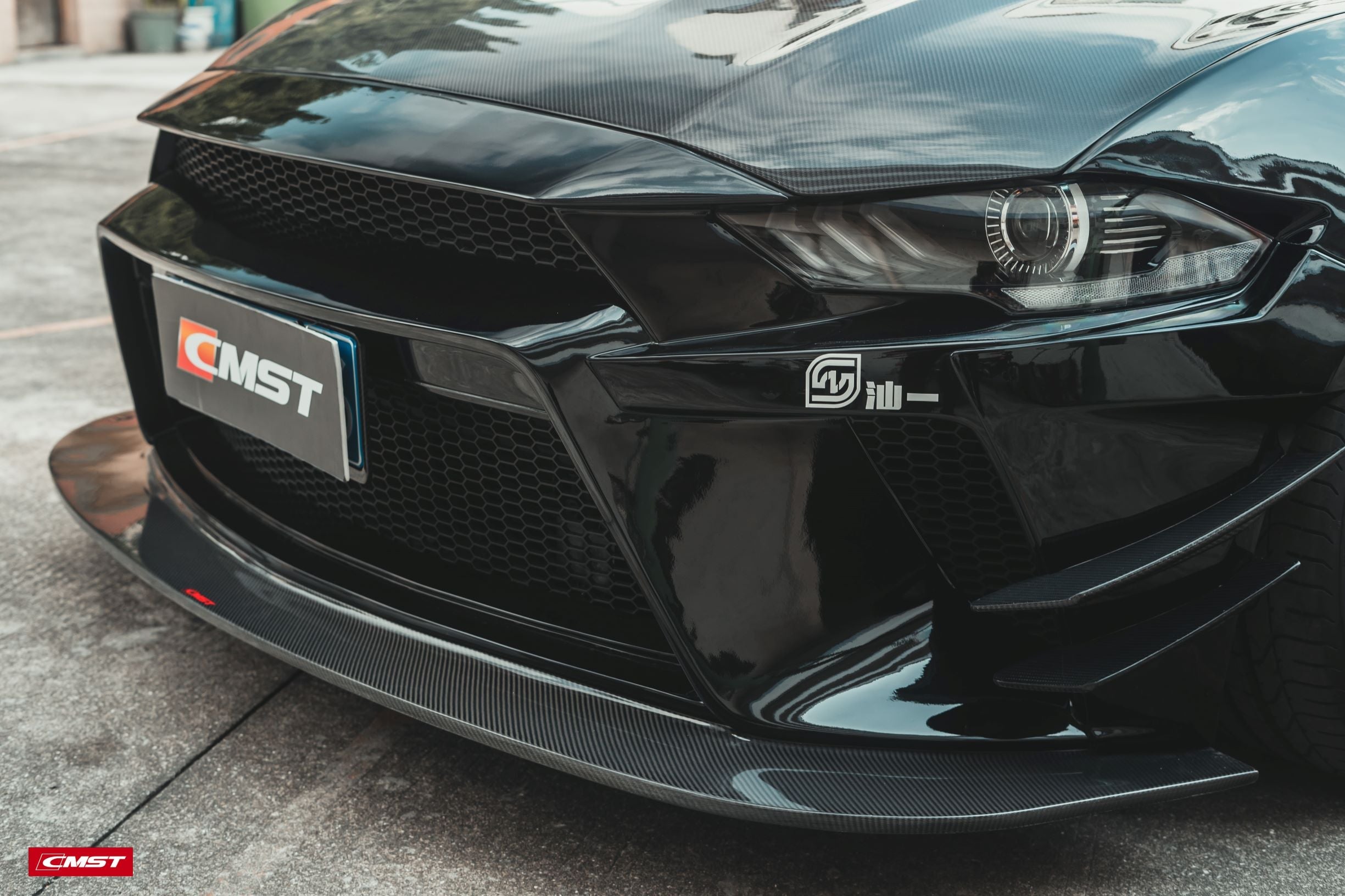CMST Tuning Carbon Fiber Front Bumper & Front Lip for Ford Mustang S550.2 2018 - 2022
