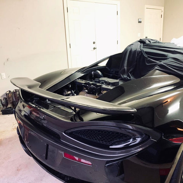 McLaren 570S 540C 570GT Dry Carbon Rear Wing – Carbon