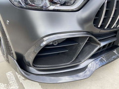 SD Carbon B Style Pre-preg Carbon Fiber Front Lip Splitter for Mercedes Benz AMG GT50 GT53 4 Door X290 2019-ON