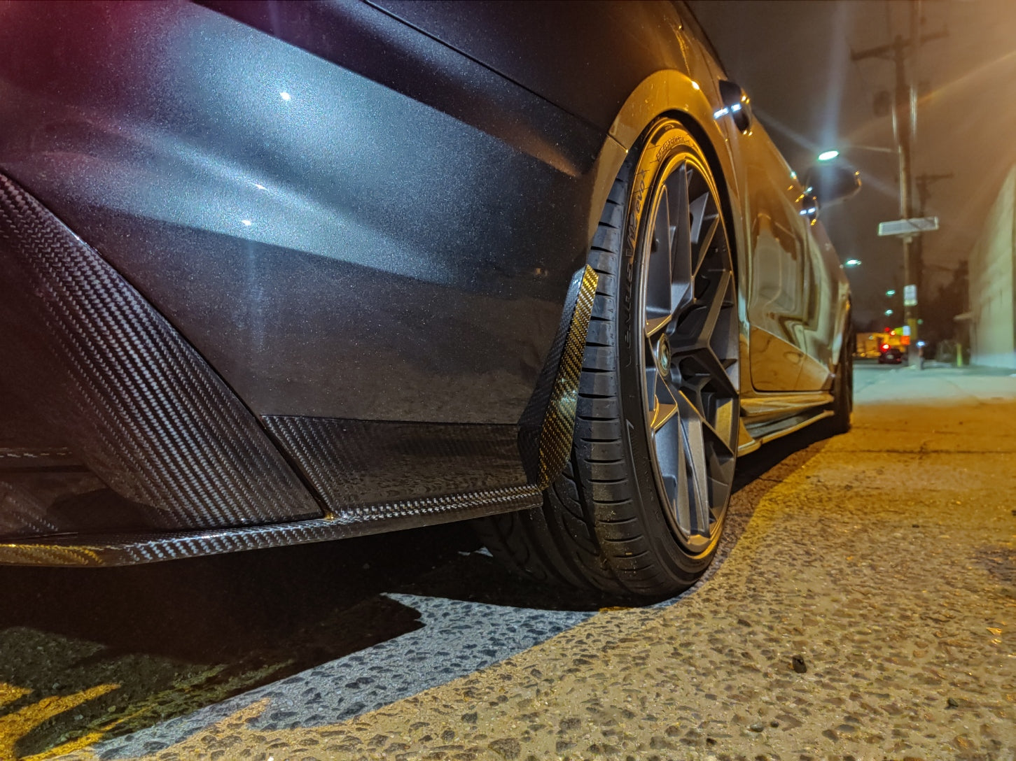 Aero Republic Audi A4 S4 RS4 B9 B9.5 Carbon Fiber Arch Guards Mud Flaps Front & Rear Package