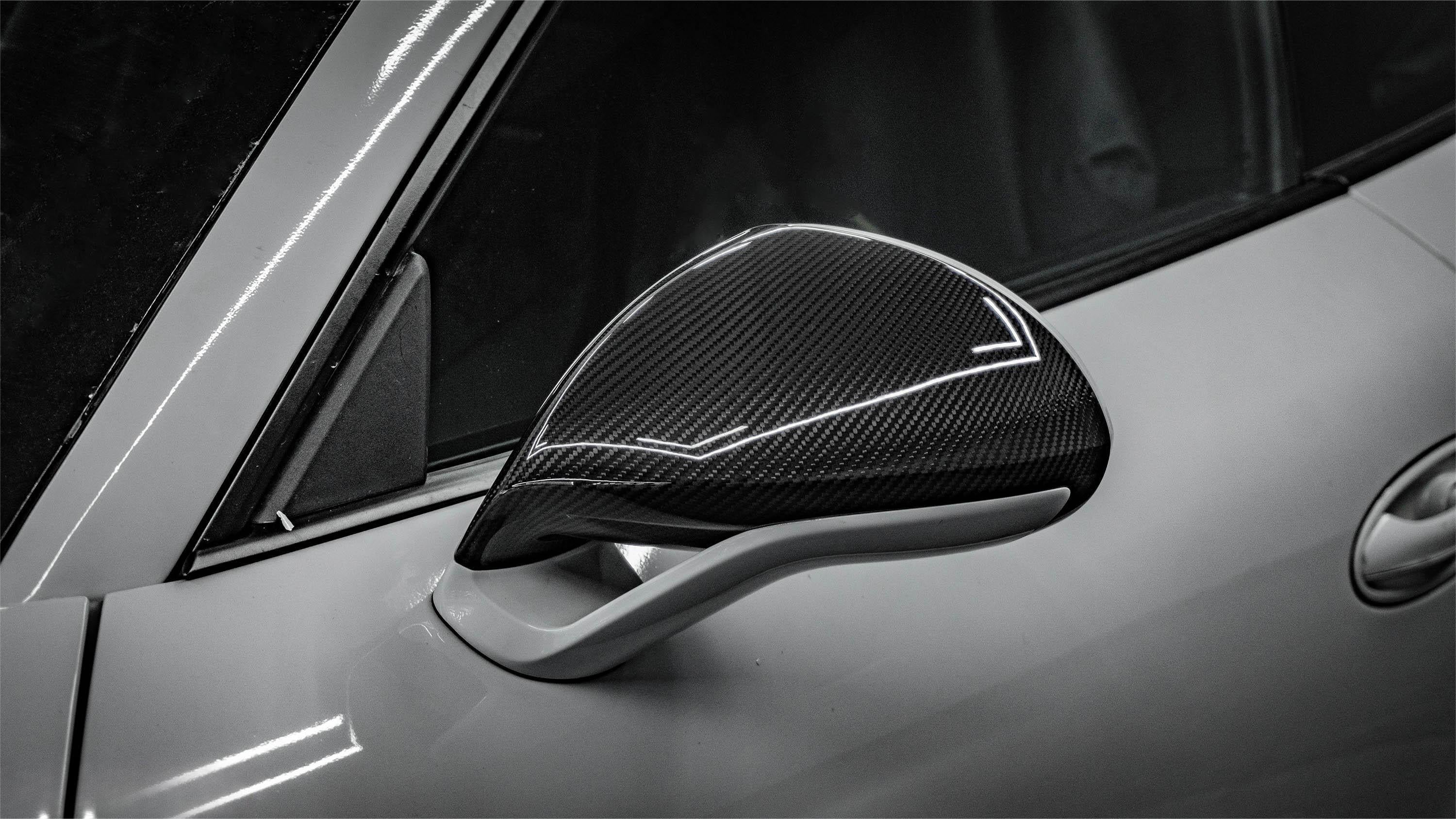 Aero Republic Carbon Fiber Mirror Cover Replacement for Porsche 911 991.1 991.2 Carrera / S / Turbo - Performance Speedshop