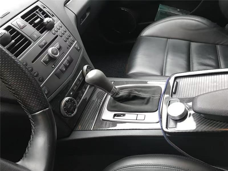 Aero Republic Mercedes Benz W204 C63 Carbon Fiber Interior Trim Set Stick On / Replacement