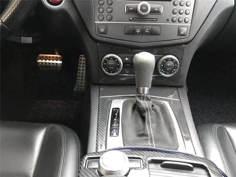 Aero Republic Mercedes Benz W204 C63 Carbon Fiber Interior Trim Set Stick On / Replacement