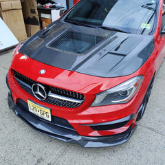 Aero Republic Tempered Glass Hood Bonnet Clearview for Mercedes benz C117 2014-2019 CLA250 CLA45 AMG