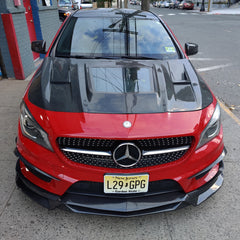 Aero Republic Tempered Glass Hood Bonnet Clearview for Mercedes benz C117 2014-2019 CLA250 CLA45 AMG