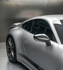 Aero Republic pre-preg Carbon Fiber Mirror Cap Replacement for Porsche 911 992 & Taycan
