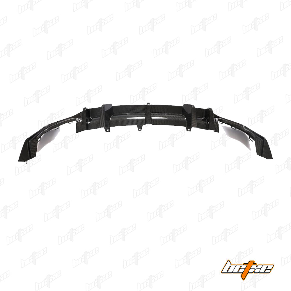BCTXE Carbon Fiber Rear Diffuser & Rear Canards for Audi RS7 C8 2020-ON
