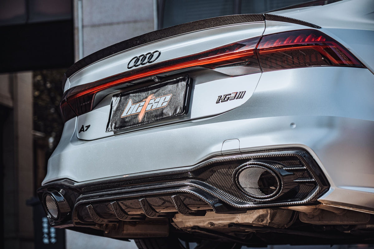 BCTXE Tuning Carbon Fiber Rear Diffuser Ver.2 for Audi S7 & A7 S Line 2019-ON C8
