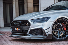 BCTXE Tuning Carbon Fiber Front Lip for Audi S7 & A7 S Line & A7 2019-ON C8