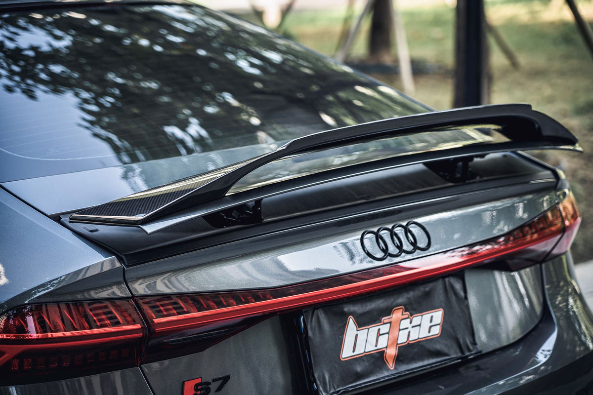 BCTXE Tuning Carbon Fiber Rear Spoiler Ver.2 for Audi RS7 S7 A7 2019-ON C8