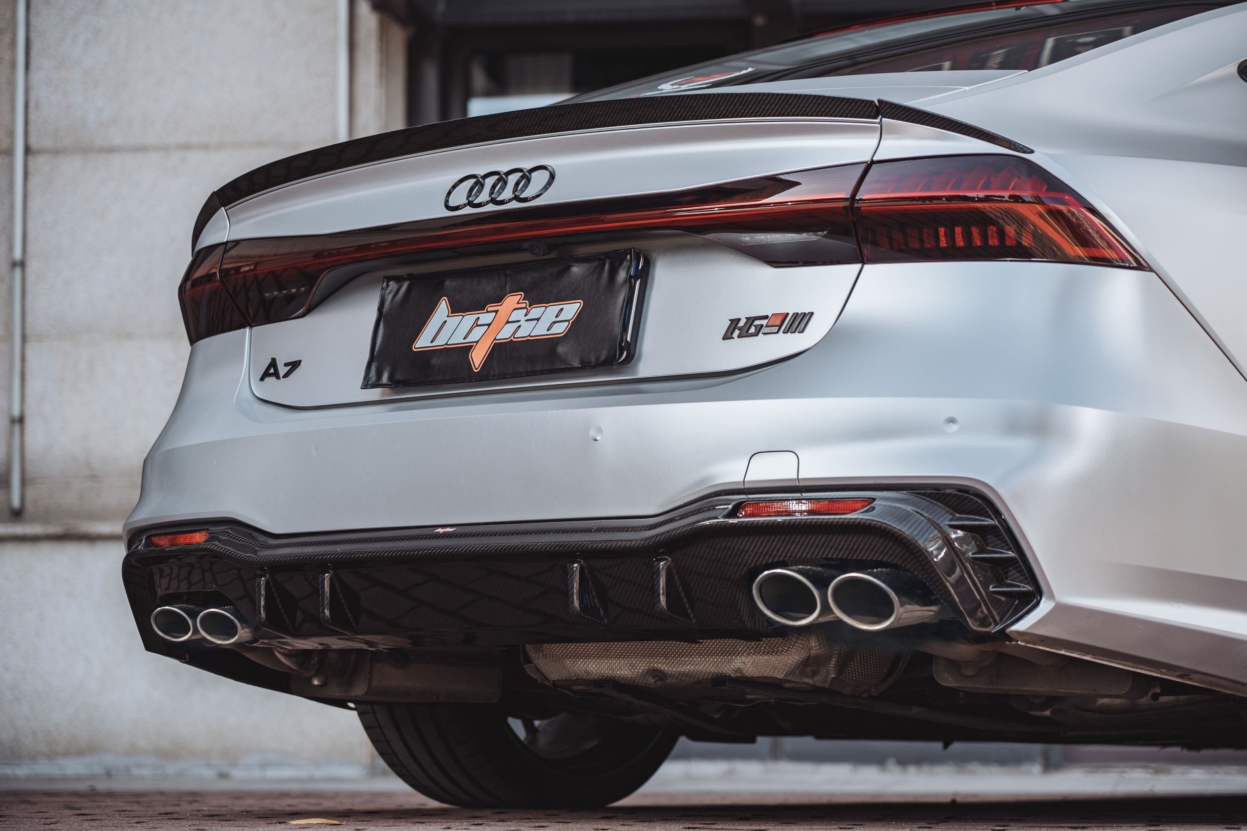 BCTXE Tuning Carbon Fiber Rear Diffuser Ver.1 for Audi S7 & A7 S Line 2019-ON C8