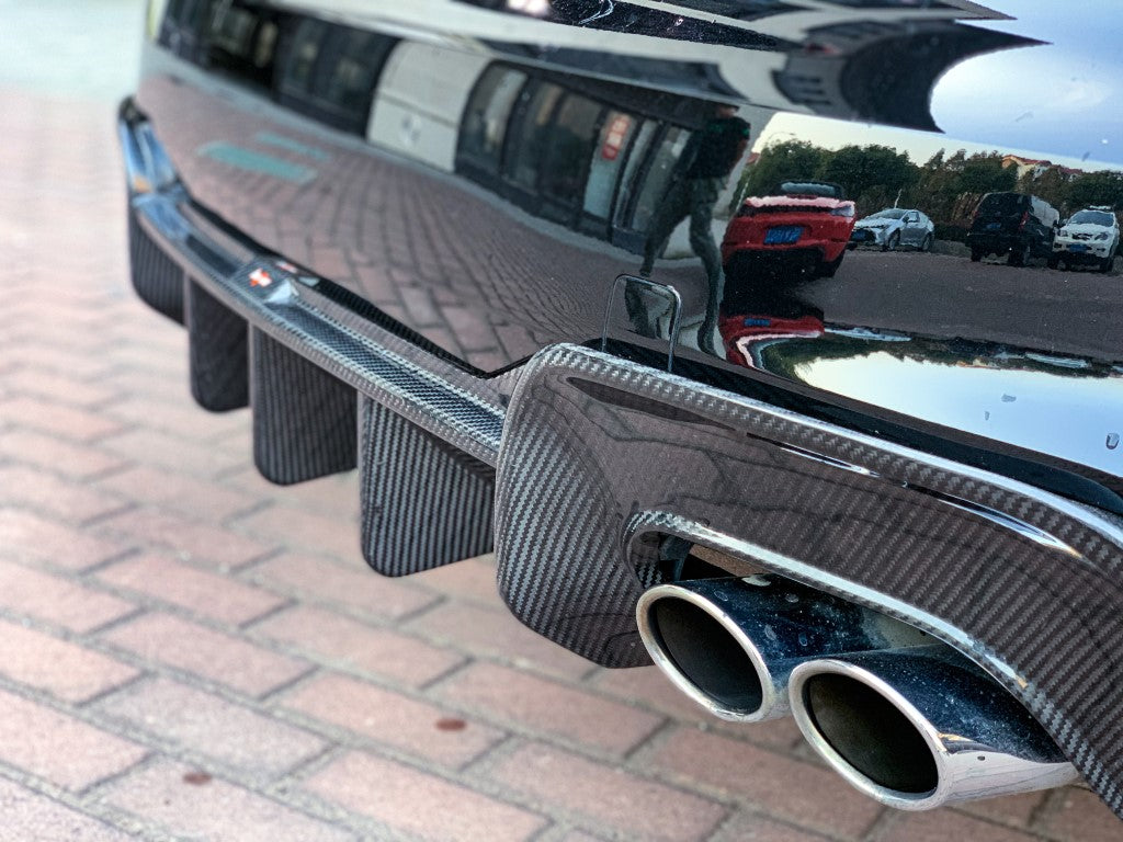 BCTXE Tuning Pre-preg Carbon Fiber Rear Diffuser Ver.1 for Audi S5 & A5 S Line 2020-ON B9.5