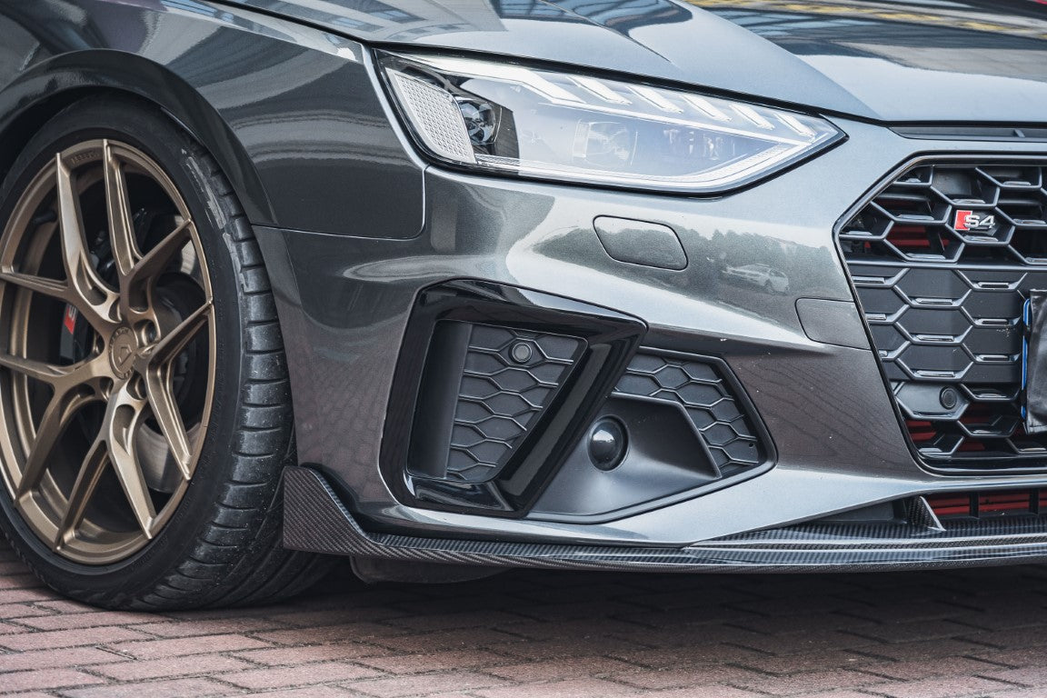BCTXE Tuning Pre-preg Carbon Fiber Front Lip Ver.1 for Audi S4 & A4 S Line 2020-ON B9.5