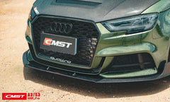 CMST Tuning Carbon Fiber Front Lip for Audi A3 S Line & S3 2017-2020