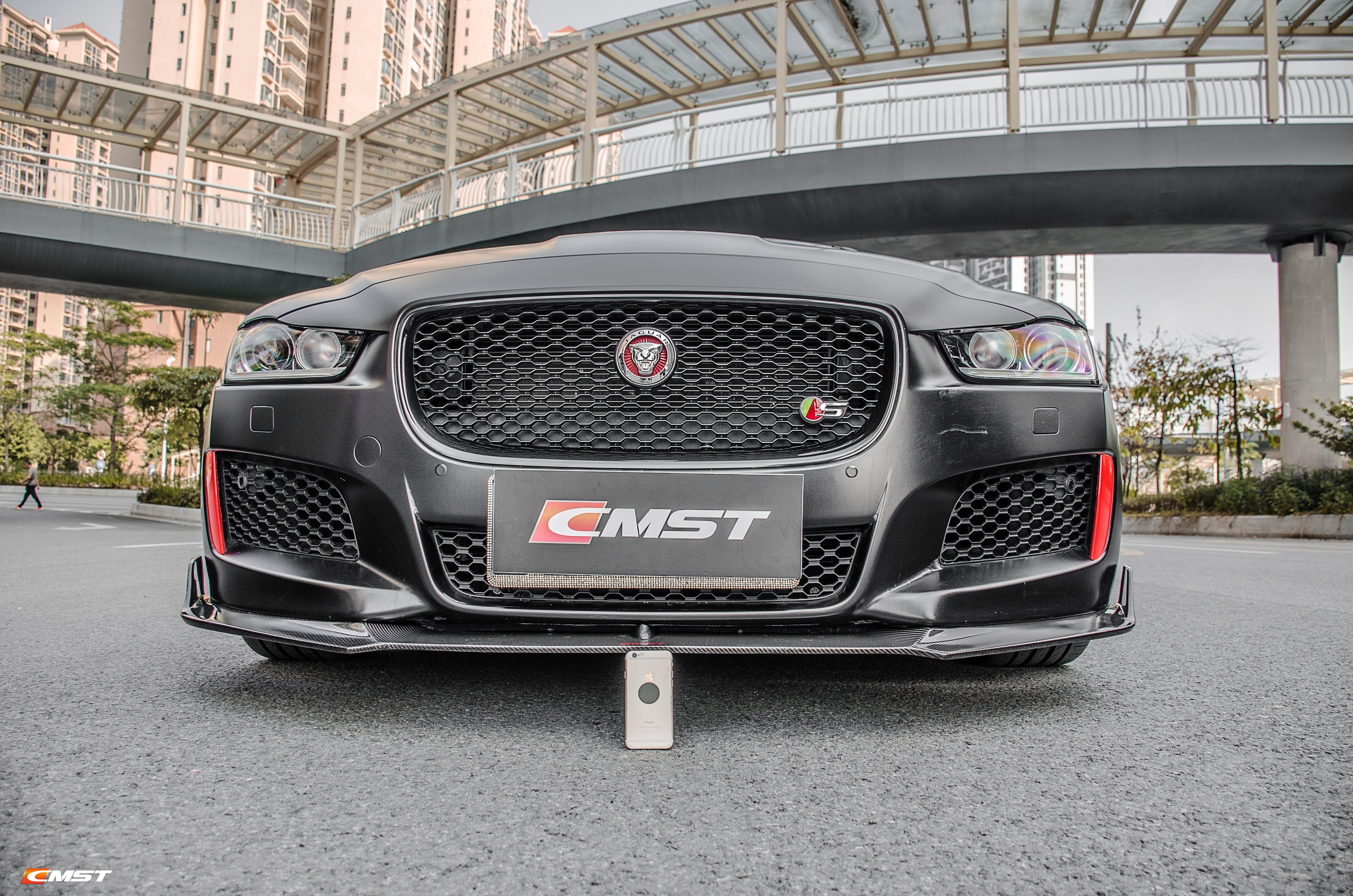 CMST Carbon Fiber Front Lip for Jaguar XE 2016-ON